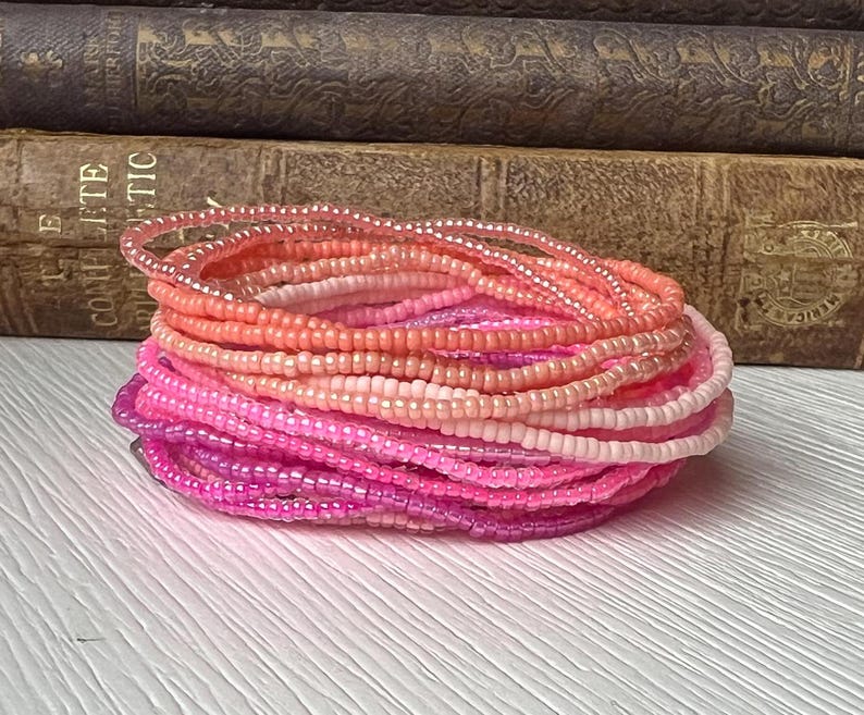 Friendship Bracelets Teen Gifts Versatile Accessories Elastic Bracelets Beachwear Jewelry Festival Accessories All Ages Jewelry Simple Stylish Accessories Mix and Match Bracelets Colorful Arm Candy