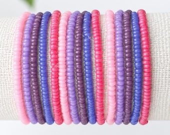 Seed Bead Bracelet Teachers Staff Field Trips Cross Country Team Spirit Wristband Gift Group Coordination Fundraiser Event Favor Handmade