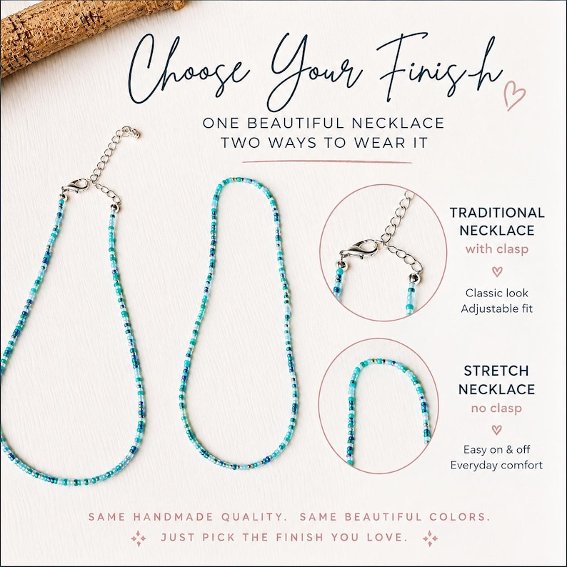 Tiny Bead Accessory Delicate Seed Necklace Glass Jewelry Minimalist Design Dainty Wire Strand Boho Style Collection Perfect Everyday Layering Essential Simple Elegant Wear Adjustable Length Versatile Accessory Handcrafted Quality Beautiful