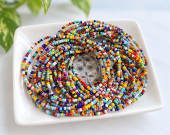 Glass Bead Bracelet Seed Beads Boho Style Hippie Accessory Elastic Wristband Tiny Design Minimalist Jewelry Trendy Summer Casual Wear