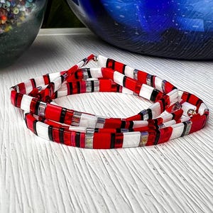 Stacking Bracelet Collection Miyuki Tila Beaded Design Japanese Jewelry Craftsmanship Colorful Trendy Wristband Perfect Layering Accessory Teen Girl Fashion Essential Birthday Present Girlfriend Gift Modern Style Beautiful Armlet Genuine