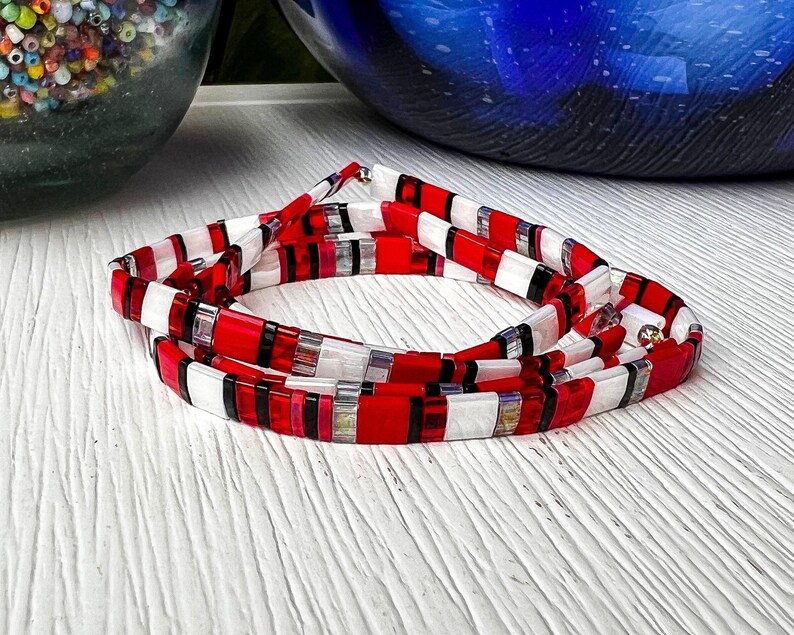Stacking Bracelet Collection Miyuki Tila Beaded Design Japanese Jewelry Craftsmanship Colorful Trendy Wristband Perfect Layering Accessory Teen Girl Fashion Essential Birthday Present Girlfriend Gift Modern Style Beautiful Armlet Genuine