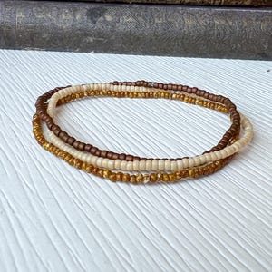 Stretch Bracelet Collection Premium Glass Seed Beads Japanese Czech Quality Modern Design Style Clear Elastic Band Essential Everyday Fashion Accessory Perfect Layering Set Handmade Construction Beautiful Color Coordination Casual Wear