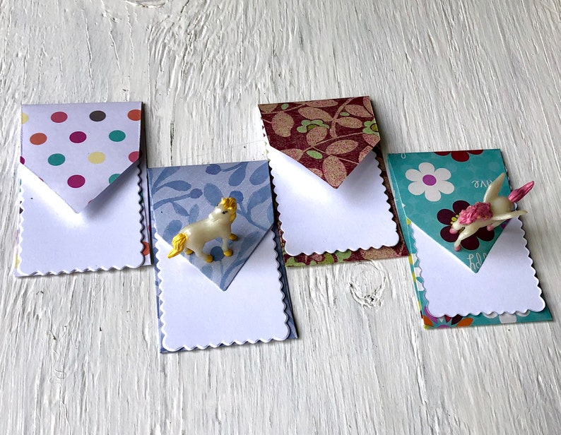 Mini Envelopes Tiny Patterned Envelopes Mini Note Cards Etsy
