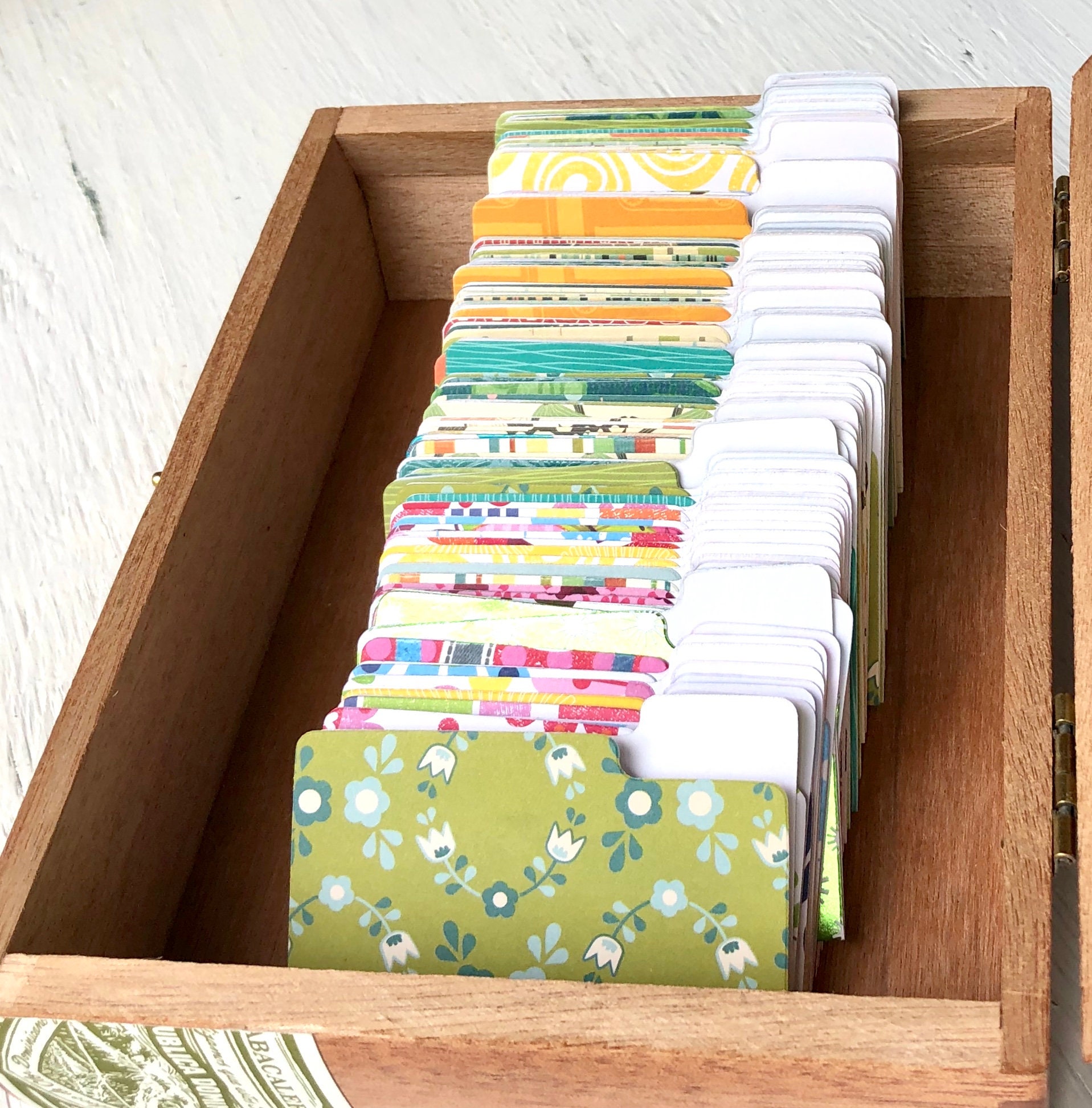 Mini File Folder Patterned folder Note Cards Journaling and Etsy