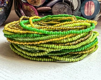 Seed Bead Stretch Bracelet Single Strand Beaded Stacking Friendship Bracelet For Summer Gift For Her Bracelets For Women Tiny Bead Bracelet