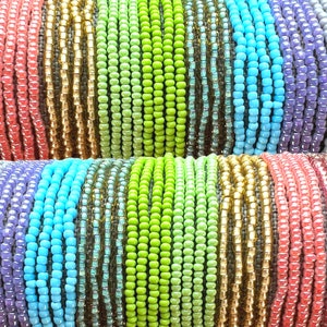 Pastel Color Tiny Bead Bracelets