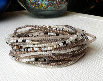 Simple Seed Bead Bracelets For Her Delicate Beaded Bracelet Gift Boho Chic Thin Bracelet