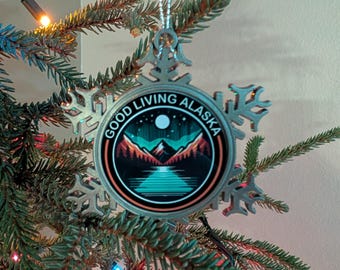 Good Living Alaska Snowflake Ornament
