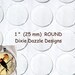 Epoxy stickers 20 25mm, 1 inch, round circle Epoxy Resin Stickers 25mm cabochon. Fast and Easy..Peel and Stick..No Mess birthday craft