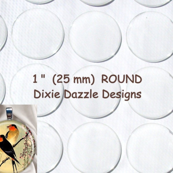 500 pcs 25mm, approx. 1 inch, clear non-yellowing round Epoxy Stickers, flat back domed epoxy cabochon, kid crafts, Peel and Stick