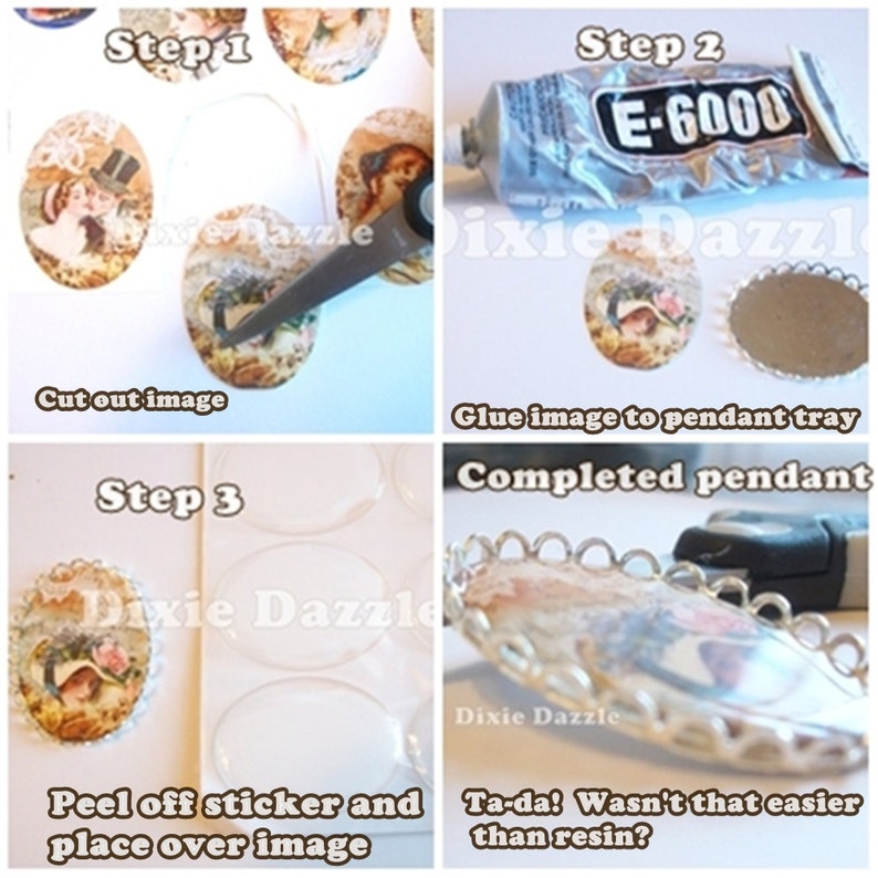 Epoxy Stickers 30 Pieces 30mm Large Clear Epoxy Seals Pendant Etsy