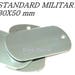 5 stainless steel metal Dog Tags, military Size 50x30, dogtag stamping blank, for laser engraving, Jewelry Pendant, pet tag, blank 640D