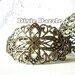 50 Antique brass filigree cuff bracelets, cuff bracelet, vintage style bracelet, filigree cuff, bridal jewelry, bridesmaid gift