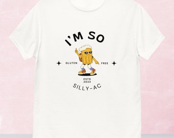 Camiseta vintage sin gluten I'm So Silly-ac Celiac