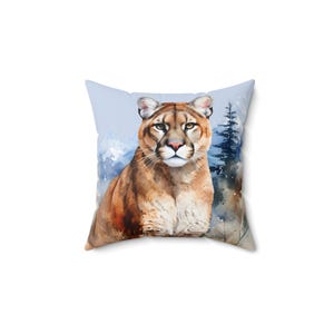 Spun Polyester Square Pillow