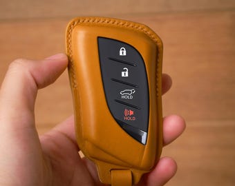 Custodia per chiave auto Lexus RX 350, realizzata a mano in pelle, compatibile con Lexus RX 350 450h+ 500h, accessorio quotidiano di lusso, regalo per papà