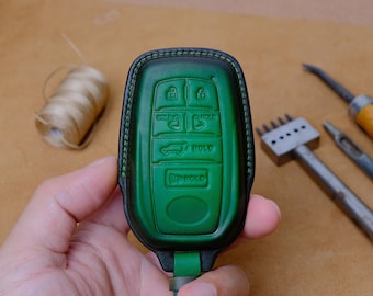 Toyota Sienna Leather Key Case , Personalized Leather Key Fob Cover for Toyota Sienna, Handmade Key Holder, Car Accessories, Gift For Him