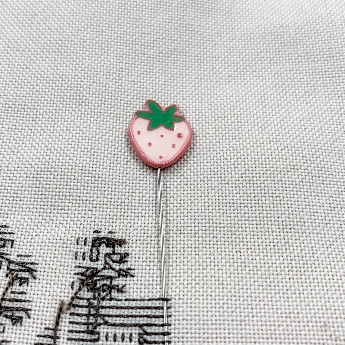 Strawberry Tail Tucker Handmade Cross Stitch Accessory | Etsy
