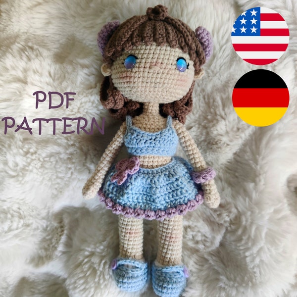 Amigurumi Anleitung Puppe Luna PDF Anleitung