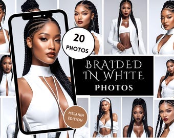 Braided Hair Stock Photos: Black Women Images for Beauty Marketing