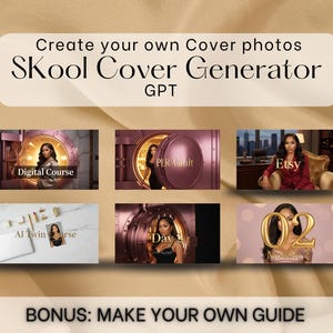 AI Skool Cover Generator GPT + Build Your Own Cover GPT Guide | Course Module Banner & Community Cover Maker