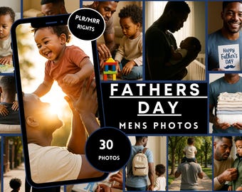 Black Fatherhood Stock Photos: Melanin Men Lifestyle Images (MRR) (Digital Download