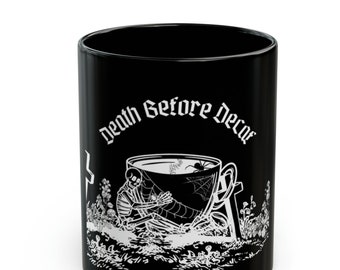 Death Before Decaf Coffee Mug