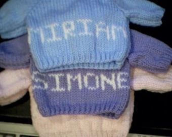 Handmade Custom Design Sweater for 17-18 inch Build A Bear