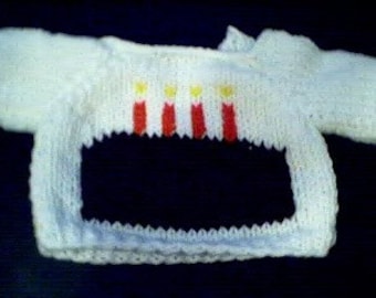 Handmade Birthday Cake Sweater for 16 inch Cabbage Patch Kid Doll