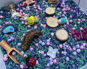 Fairy Sensory Bin | Unicorns | Montessori Play Kit | Sensory Kit filler | Fairy Garden | Sensory Play Set | Toddler Activities | Screen Free