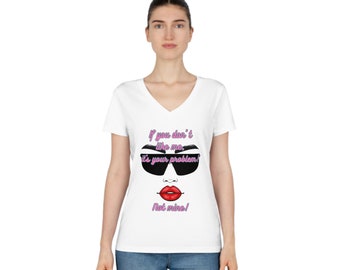 Women's Evoker V-Neck T-Shirt cool modern