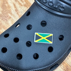 Jamaican Shoe Charm, Jamaica  Shoe Charms, Shoe Decoration