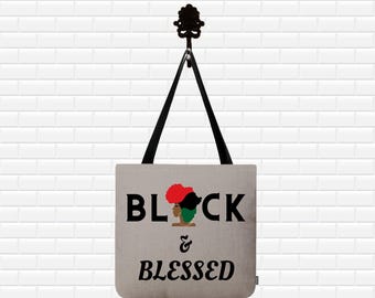 Black history Tote Bag, Black Girl Afro Tote, African American Gifts, Afrocentric Tote Bag, Gift for her, Gift for Mom, Gift for Girlfriend