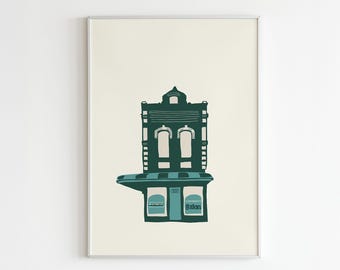 Giuseppe Joe Squatrito Continental Barber, Footscray - Editioned Fine Art Giclee Print