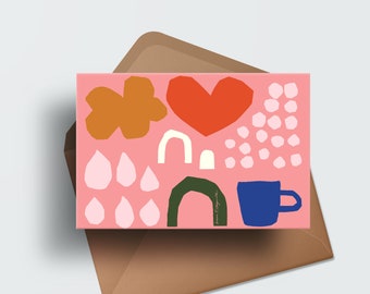 Stockholm - RADICAL Greeting Card (blank)