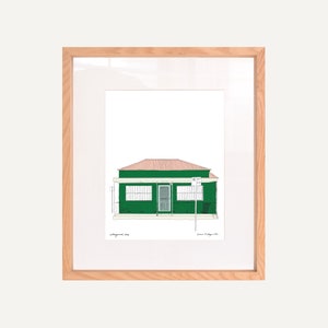 Collingwood House - Giclee Art Print based on an original illustration of Melbourne House (A4/A3)