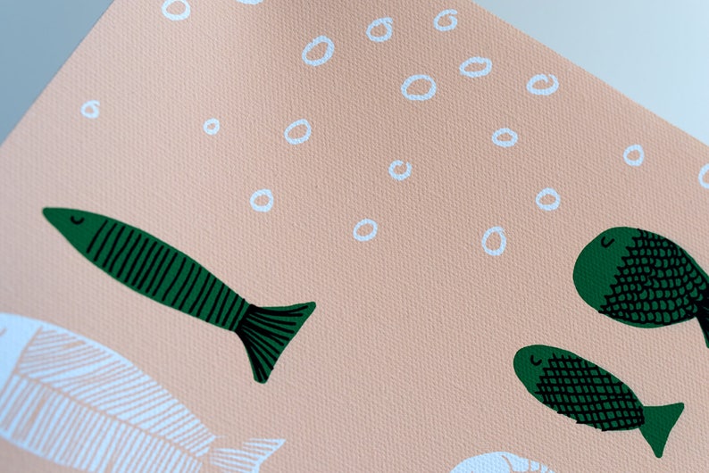 Fish Art Print. Original illustration. Made in Melbourne A4/A3 image 5