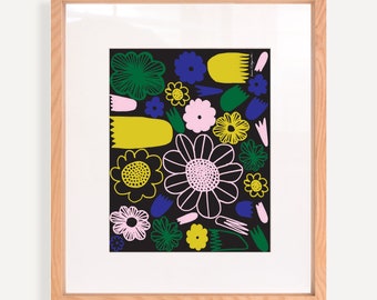 FLORA - Fine Art Giclee Print (A4/A3)