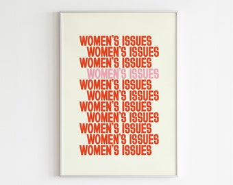 Women's Issues - Fine Art Screen Print (76cm X 57cm) - 2 OF 3