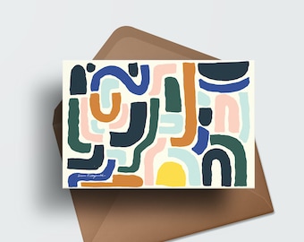 Balance - Greeting Card (blank). Made in Melbourne.