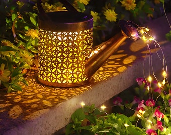 DIY Watering Can, LED Fairy Lights, Garden Decoration, Smart Light Control, Starry Light, Enchanted Atmosphere, Quick Installation