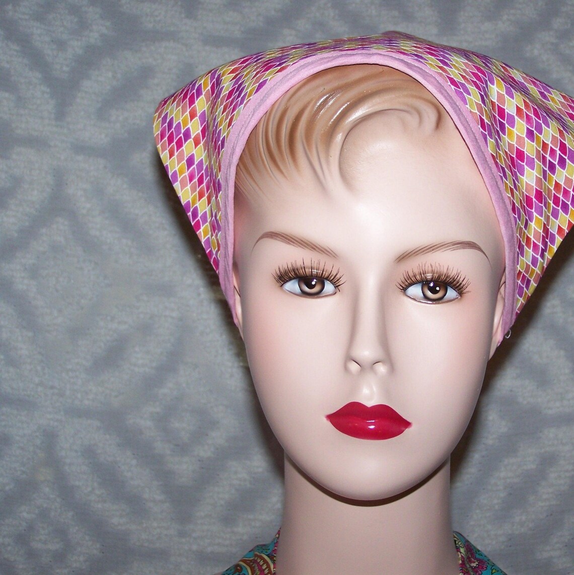 Reversible Kerchief Bandanna Kerchief Women's Kerchief Etsy