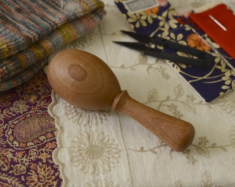 Hand turned Wooden Darning Egg
