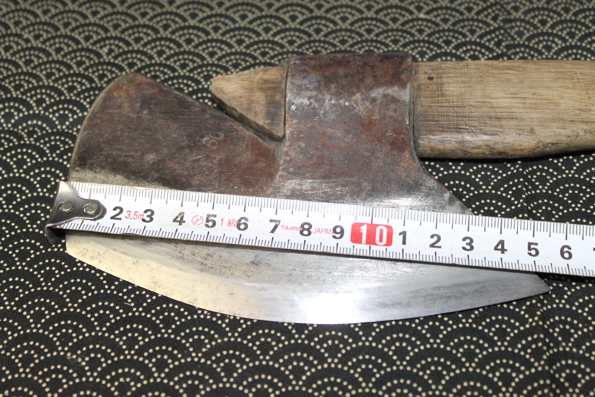 VTG 1960s Japanese Axe Hatchet Tosa Signed Blacksmith