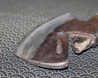 VTG 1960s Japanese Axe Hatchet Tosa Signed Blacksmith