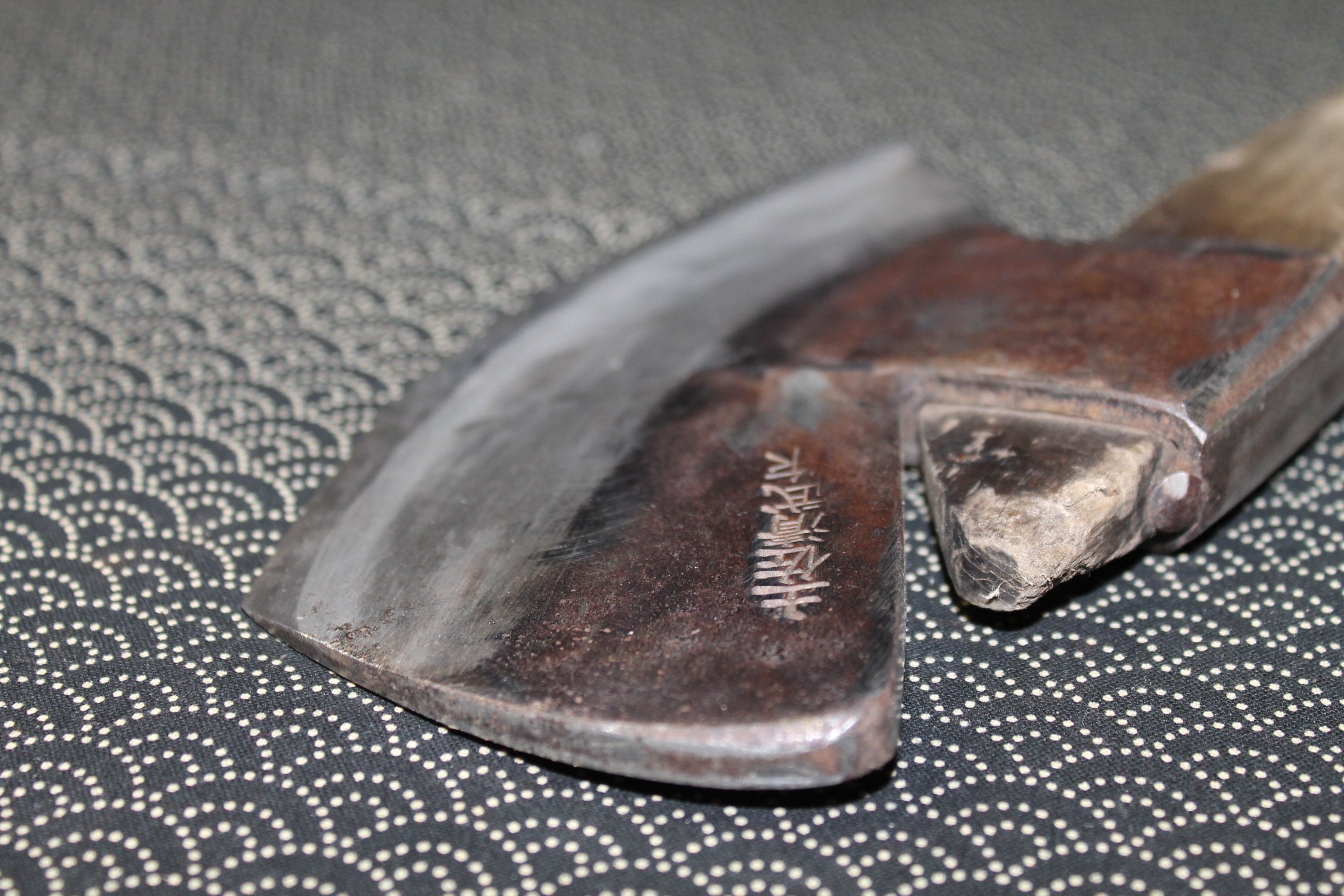 VTG 1960s Japanese Axe Hatchet Tosa Signed Blacksmith