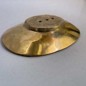 Vintage Elegance: Unlacquered Brass Soap Holder & Bathroom Accessories zdjęcie 3