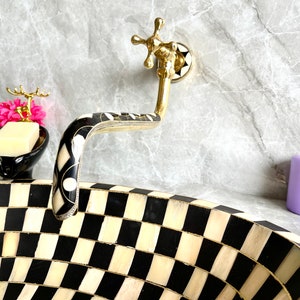Unlacquered Brass Pot Filler, Brass Single Handle Pot filler faucet , Solid Brass Kitchen Faucet Traditional Style - Kitchen Faucets