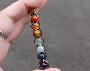 Chakra Wire Wrap Pendant